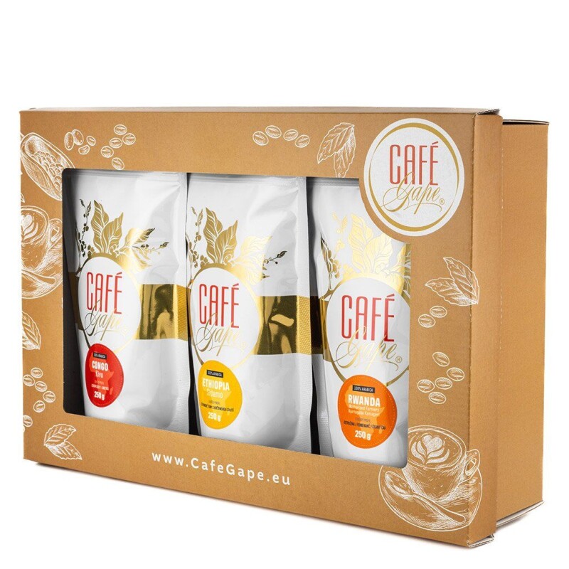Café Gape dárková kazeta výběr Afrika