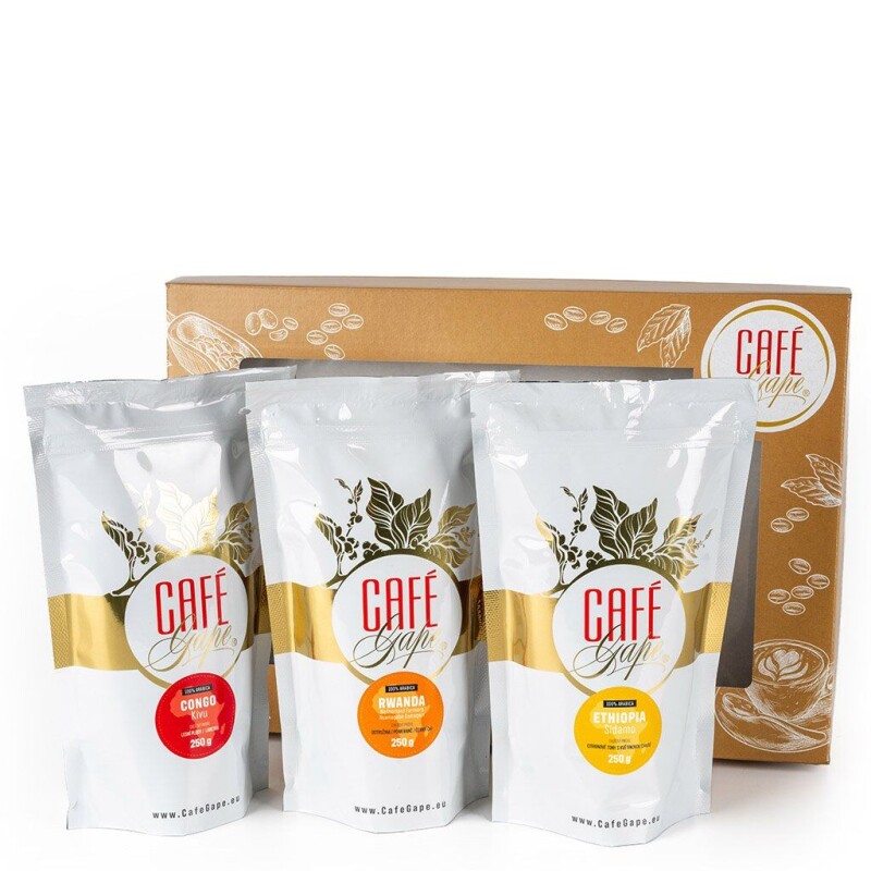 Café Gape dárková kazeta výběr Afrika